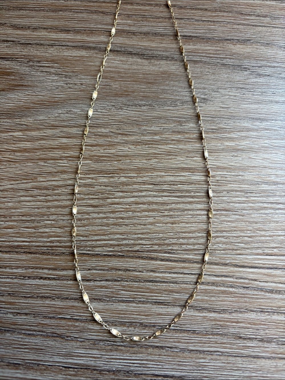 Gold Tone Delicate Link Necklace - Women Jewelry